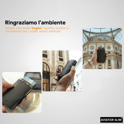 PORTA CARTE IN FIBRA DI CARBONIO